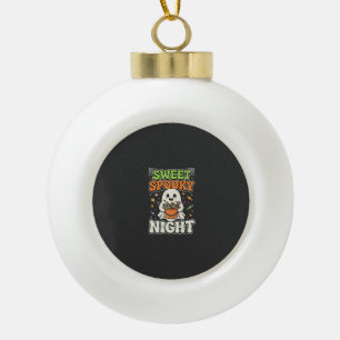 Halloween Snoep Spoken Nacht Keramische Bal Ornament