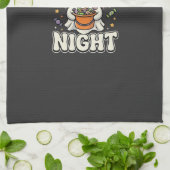 Halloween Snoep Spoken Nacht Theedoek (Gevouwen)