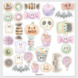 Halloween snoep Stickers