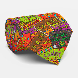 Halloween Snoep Stropdas