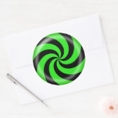 Halloween Snoep Swirl Sticker (Envelop)