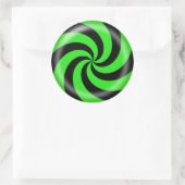 Halloween Snoep Swirl Sticker (Tas)
