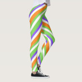 Halloween Snoep Swirl Witte Leggings (Rechts)