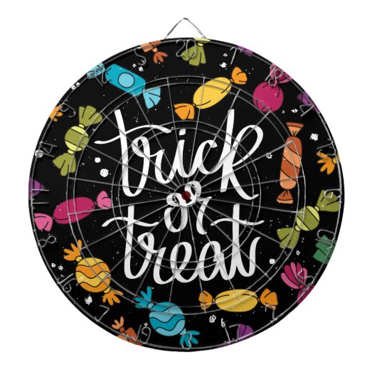 Halloween Snoep Trick or treat Dartbord (Voorkant)
