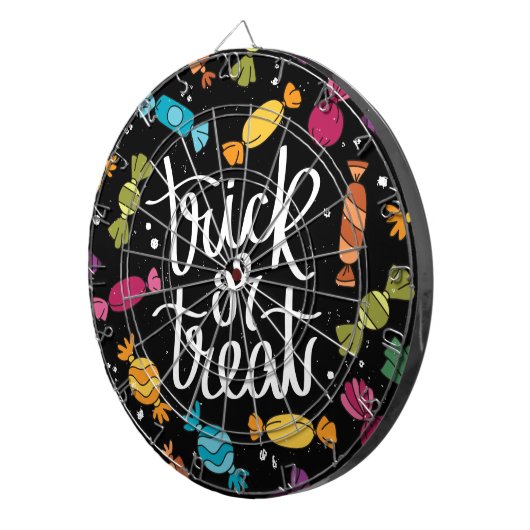 Halloween Snoep Trick or treat Dartbord (Voorkant Rechts)