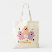 Halloween Snoep Trick or treat gepersonaliseerd me Tote Bag (Achterkant)