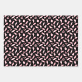 Halloween Snoep Trio Gift Wrap Inpakpapier Vel (Voorkant 3)
