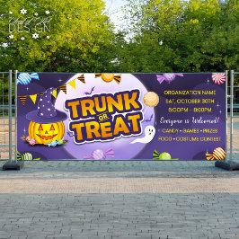 Halloween Snoep Trunk of Treat Cute Pumpkin Spandoek