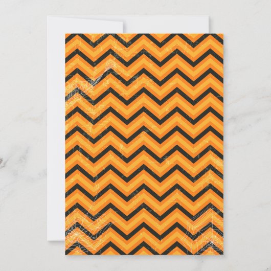 Halloween snoep verjaardagsuitnodiging kaart (Achterkant)