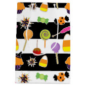 Halloween snoepgoed feestcadeauttas medium cadeauzakje (Achterkant)