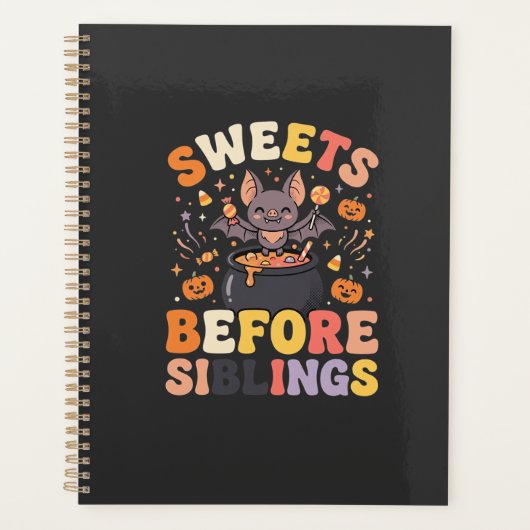 Halloween Snoepgoed Sibling Swap Planner (Voorkant)