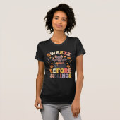 Halloween Snoepgoed Sibling Swap T-shirt (Voorkant volledig)