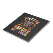 Halloween Snoepgoed Sibling Swap Tegeltje (Zijkant)