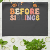 Halloween Snoepgoed Sibling Swap Theedoek (Gevouwen)