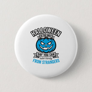 Halloween Snoepgoed Van Vreemden Vintage Pompoen D Ronde Button 5,7 Cm