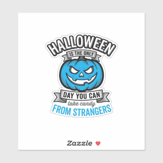 Halloween Snoepgoed Van Vreemden Vintage Pompoen D Sticker (Vel)