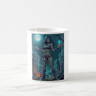 Halloween Snoepje of Zombie Vriendin met Hersenbre Koffiemok