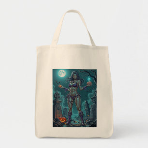 Halloween Snoepje of Zombie Vriendin met Hersenbre Tote Bag