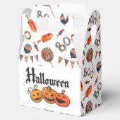 Halloween snoepjes cadeau doos bedankdoosjes (Geopend)