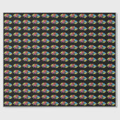 Halloween Snoepjes Cadeaupapier (Vlak)