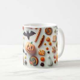 Halloween snoepjes koffiemok