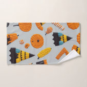 Halloween Snoepjes Pattern Handdoek (Handdoek)