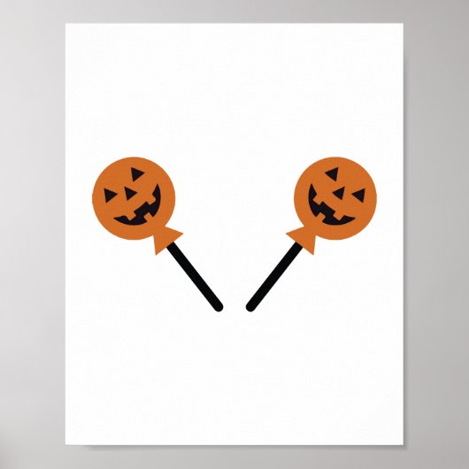 Halloween Snoepjes Poster (Voorkant)