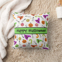 Halloween Snoepjes Pumpkins Witch Petten Pattern