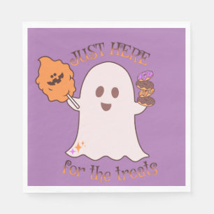 Halloween snoepjes spook en lekkernijen feest servet