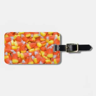 halloween snoepmaïs bagagelabel