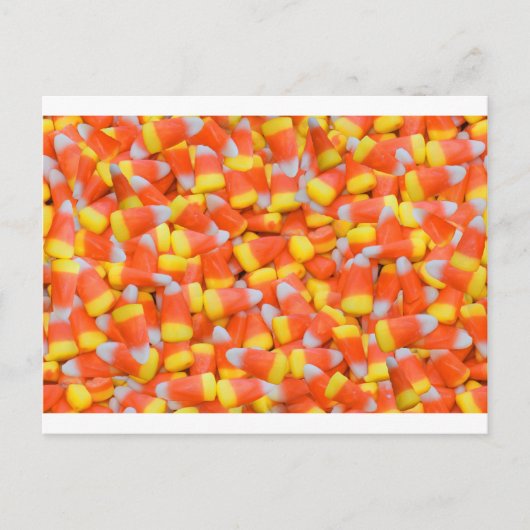 halloween snoepmaïs briefkaart (Voorkant)