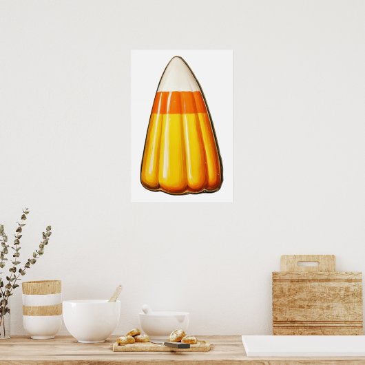 Halloween snoepmaïs poster (Keuken)