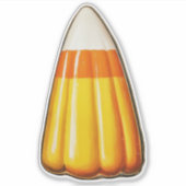 Halloween snoepmaïs sticker (Voorkant)