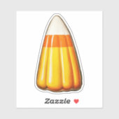 Halloween snoepmaïs sticker (Vel)