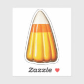 Halloween snoepmaïs sticker (Vel)