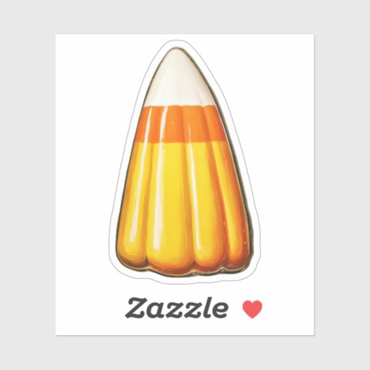 Halloween snoepmaïs sticker (Vel)