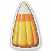 Halloween snoepmaïs sticker (Voorkant)