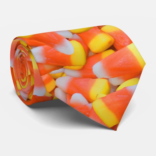 halloween snoepmaïs stropdas (Opgerold)