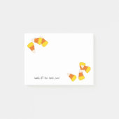 Halloween snoepmaïsstukken post-it® notes (Voorkant)