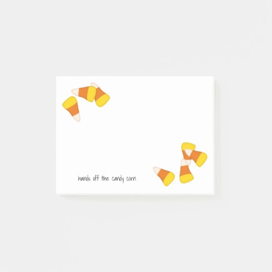 Halloween snoepmaïsstukken post-it® notes (Voorkant)