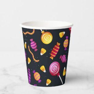 Halloween snoeppatroon papieren bekers