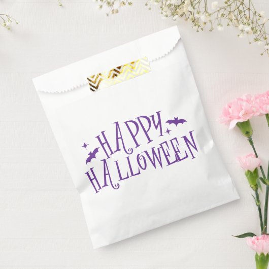 Halloween snoepzak bedankzakje (Gezegeld)