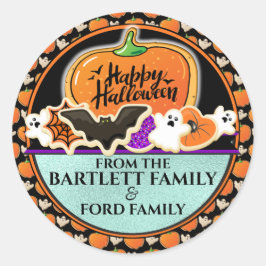 Halloween snoepzak sticker