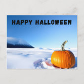 Halloween Snow Briefkaart (Voorkant)