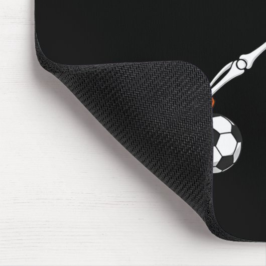 Halloween Soccer Skeleton Football Trick Or Treat  Muismat (Hoek)