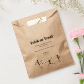 Halloween Social Distancing met Logo Bedankzakje (Gezegeld)