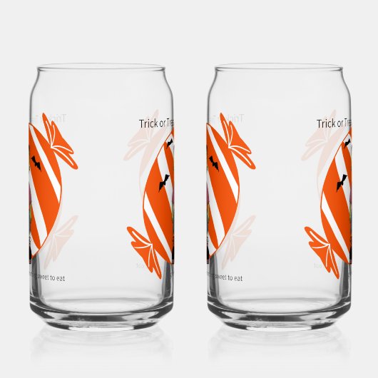 Halloween Soda Glass Blikvorm Glas (Links)