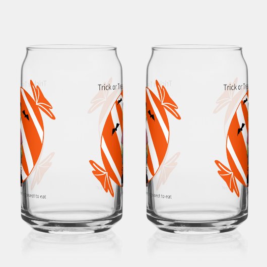Halloween Soda Glass Blikvorm Glas (Rechts)