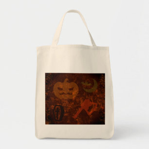 Halloween Sodd op Eerie Achtergrond Tote Bag