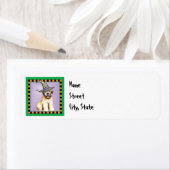 Halloween Soft Coated Wheaten Terrier Etiket (Insitu)